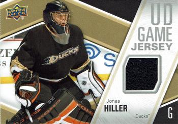 2011-12 Upper Deck - Game Jerseys #GJ-HI Jonas Hiller  Front