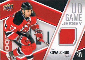 2011-12 Upper Deck - Game Jerseys #GJ-IK Ilya Kovalchuk  Front
