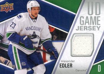 2011-12 Upper Deck - Game Jerseys #GJ-AE Alexander Edler  Front