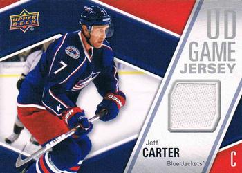 2011-12 Upper Deck - Game Jerseys #GJ-CA Jeff Carter  Front