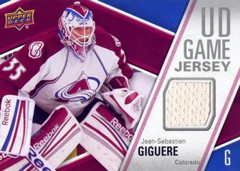 2011-12 Upper Deck - Game Jerseys #GJ-JG Jean-Sebastien Giguere  Front
