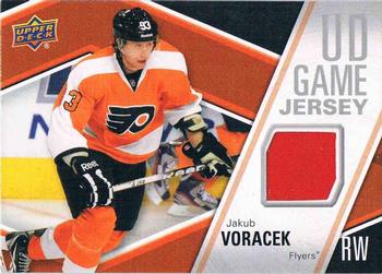 2011-12 Upper Deck - Game Jerseys #GJ-JV Jakub Voracek  Front