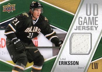 2011-12 Upper Deck - Game Jerseys #GJ-LE Loui Eriksson  Front