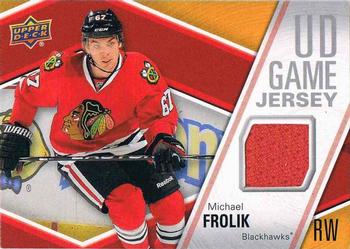 2011-12 Upper Deck - Game Jerseys #GJ-MF Michael Frolik  Front