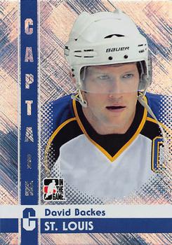 2011-12 In The Game Captain-C #22 David Backes Front