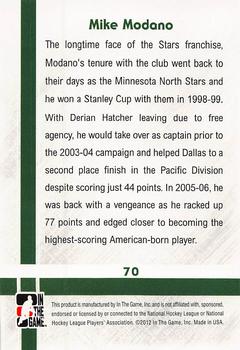 2011-12 In The Game Captain-C #70 Mike Modano Back