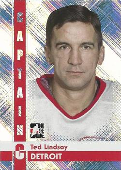2011-12 In The Game Captain-C #87 Ted Lindsay Front