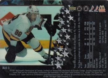 1997-98 Upper Deck Ice McDonald's #McD 3 Pavel Bure Back
