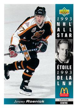 1993-94 Upper Deck McDonald's NHL All-Stars #McD-12 Jeremy Roenick Front