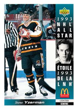 1993-94 Upper Deck McDonald's NHL All-Stars #McD-13 Steve Yzerman Front