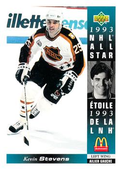 1993-94 Upper Deck McDonald's NHL All-Stars #McD-25 Kevin Stevens Front