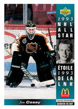 1993-94 Upper Deck McDonald's NHL All-Stars #McD-03 Jon Casey Front
