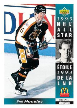 1993-94 Upper Deck McDonald's NHL All-Stars #McD-06 Phil Housley Front