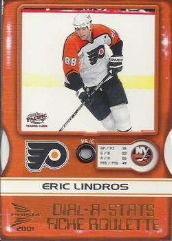 2000-01 Pacific Prism McDonald's - Dial-A-Stats #4 Eric Lindros  Front