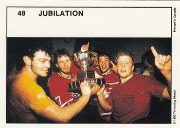 1991 7th Inning Sketch Memorial Cup (CHL) #48 Jubilation Back