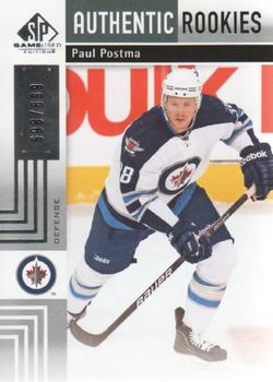 2011-12 SP Game Used #110 Paul Postma Front
