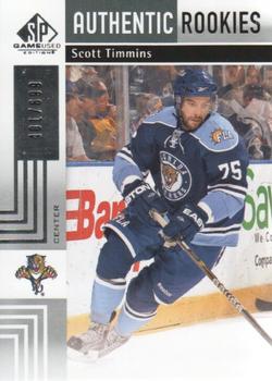 2011-12 SP Game Used #136 Scott Timmins Front