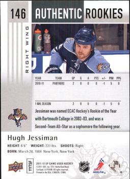 2011-12 SP Game Used #146 Hugh Jessiman Back
