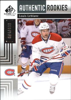 2011-12 SP Game Used #189 Louis Leblanc Front