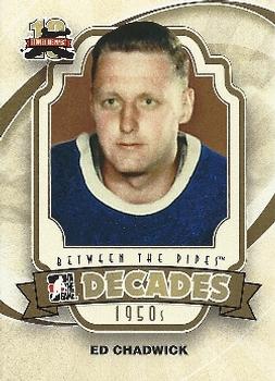 2011-12 In The Game Between The Pipes #108 Ed Chadwick Front