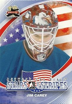 2011-12 In The Game Between The Pipes #158 Jim Carey Front