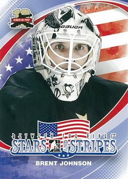 2011-12 In The Game Between The Pipes #162 Brent Johnson Front