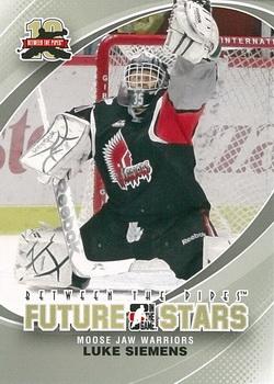 2011-12 In The Game Between The Pipes #31 Luke Siemens Front
