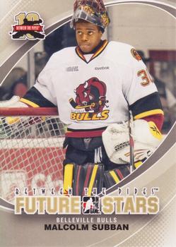 2011-12 In The Game Between The Pipes #32 Malcolm Subban Front