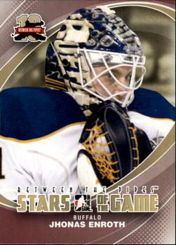 2011-12 In The Game Between The Pipes #74 Jhonas Enroth Front