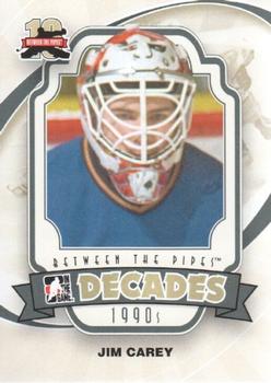 2011-12 In The Game Between The Pipes #107 Jim Carey Front