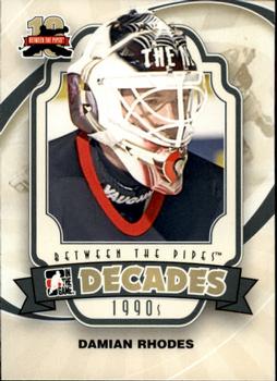 2011-12 In The Game Between The Pipes #142 Damian Rhodes Front