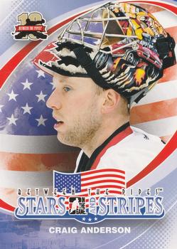 2011-12 In The Game Between The Pipes #155 Craig Anderson Front