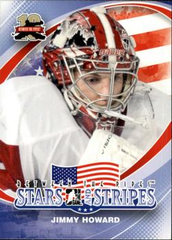 2011-12 In The Game Between The Pipes #161 Jimmy Howard Front