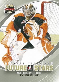 2011-12 In The Game Between The Pipes #5 Tyler Bunz Front