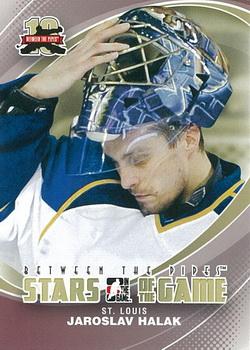 2011-12 In The Game Between The Pipes #79 Jaroslav Halak Front