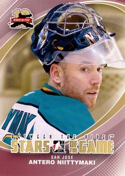 2011-12 In The Game Between The Pipes #89 Antero Niittymaki Front