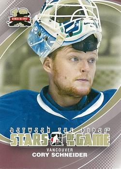 2011-12 In The Game Between The Pipes #96 Cory Schneider Front