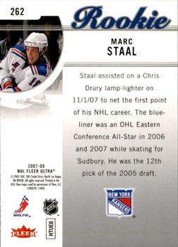 2007-08 Ultra #262 Marc Staal Back