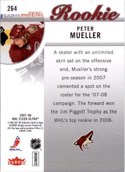 2007-08 Ultra #264 Peter Mueller Back