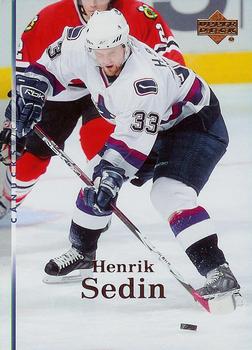 2007-08 Upper Deck #37 Henrik Sedin Front