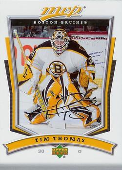 2007-08 Upper Deck MVP #43 Tim Thomas Front