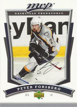2007-08 Upper Deck MVP #210 Peter Forsberg Front