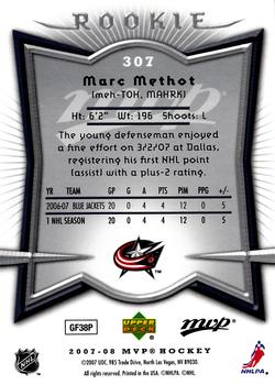 2007-08 Upper Deck MVP #307 Marc Methot Back