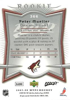 2007-08 Upper Deck MVP #366 Peter Mueller Back