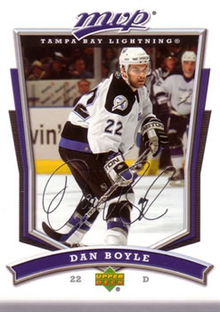 2007-08 Upper Deck MVP #161 Dan Boyle Front