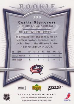 2007-08 Upper Deck MVP #306 Curtis Glencross Back