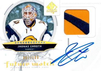 2009-10 SP Authentic - Limited Auto Patches #233 Jhonas Enroth  Front