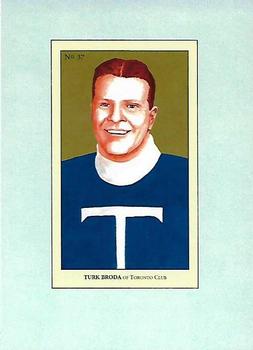 2010-11 In The Game Between The Pipes - 100 Years of Hockey Card Collecting #37 Turk Broda Front