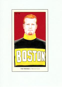 2010-11 In The Game Between The Pipes - 100 Years of Hockey Card Collecting #99 Tim Thomas Front