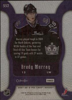 2007-08 O-Pee-Chee #552 Brady Murray Back